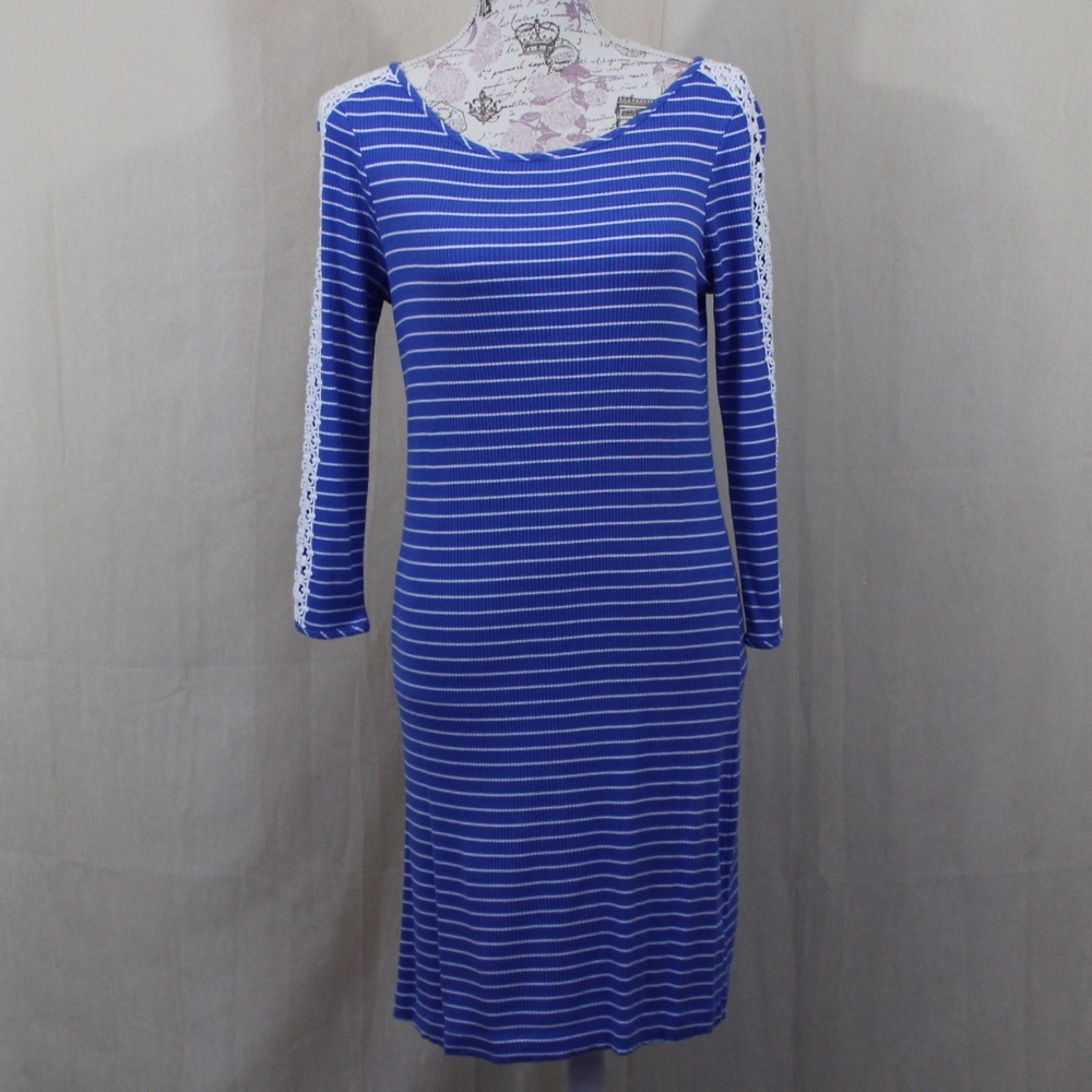 Lilly Pulitzer Blue/White Striped Dress